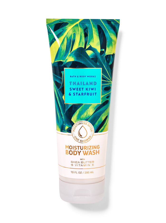 Thailand sweet kiwi & star fruit moisturizing body wash by bath & body works