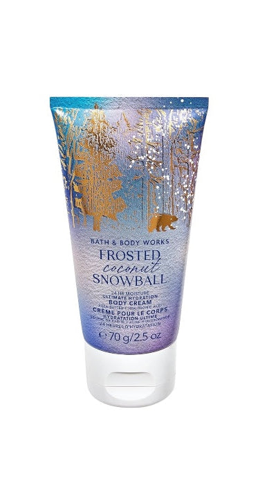 Frosted coconut snowball body cream by bath & body works