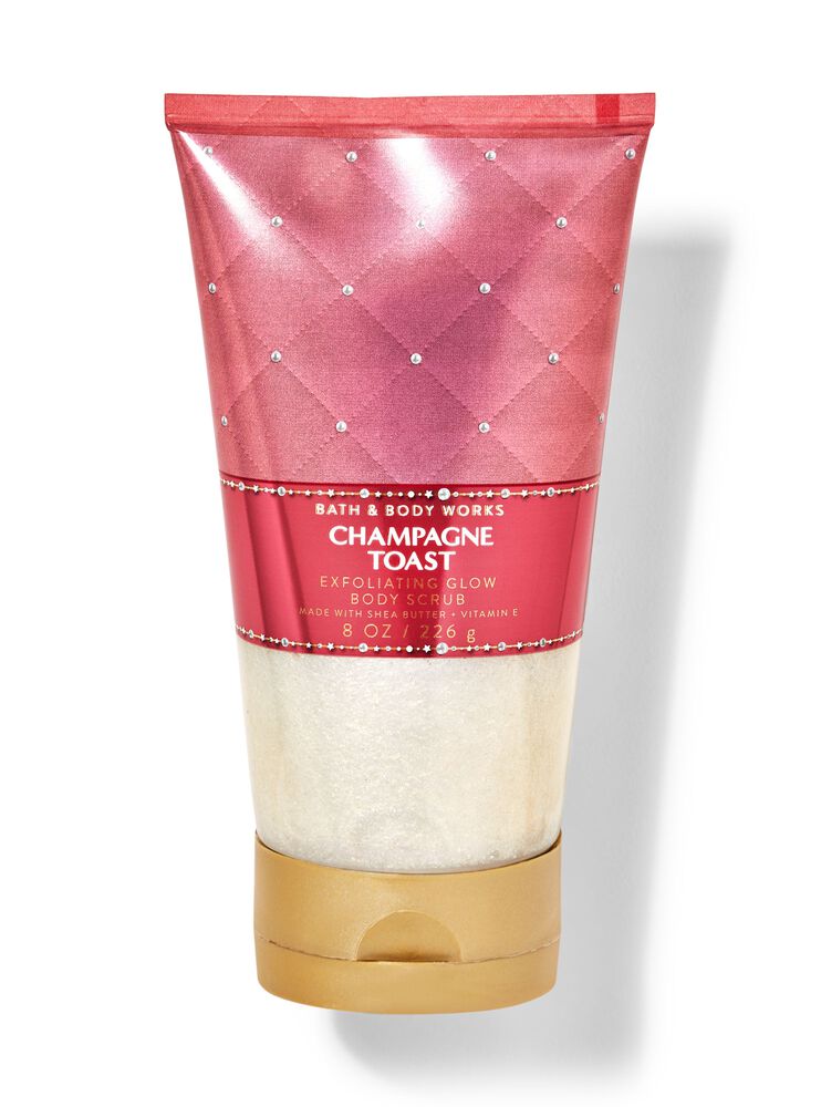 Champagne toast body scrub by bath & body works